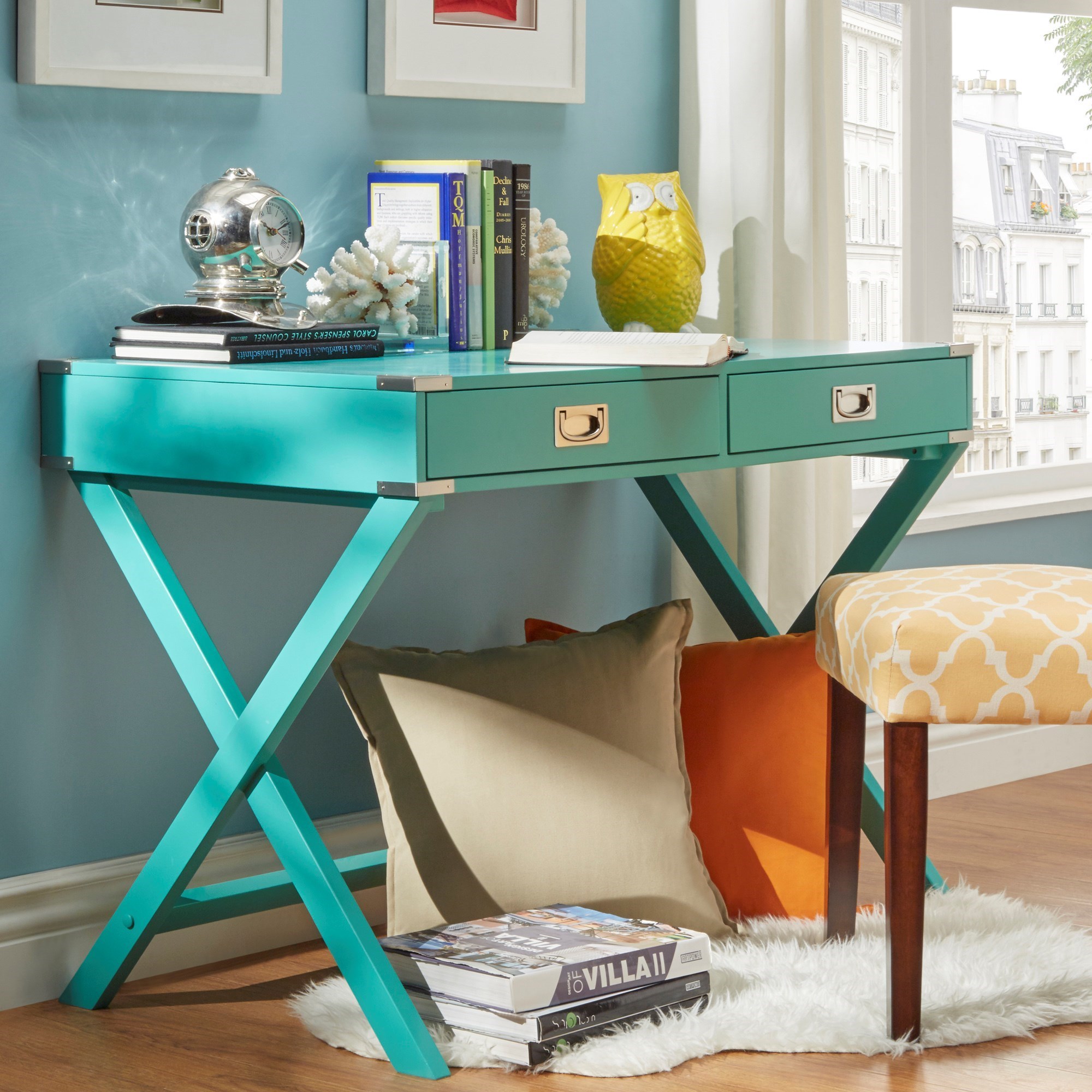 Poppy blue hotsell writing desk